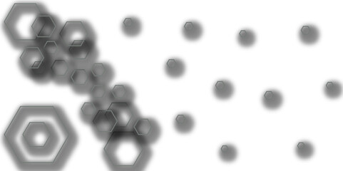 Abstract white and grey hexagon technology geometric pattern concept white background. Use for template, wallpaper, website vector illustration.