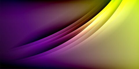 Expressive poster with shadow lines. Features technology, minimalist, and business themes, bright vibrant color schemes