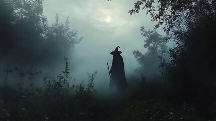 Haunting Fog Dreamlike Nightmare Shrouding Trapped Emotions Scenic View picture