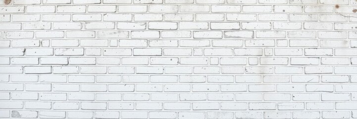 Obraz premium White grunge brick wall texture background with weathered and aged appearance, texture, urban, vintage