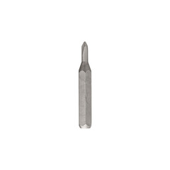 Iron bit for screwdriver and drill on Isolated on a white background close-up