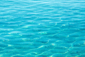 beaux reflets sur le fond du lac Léman