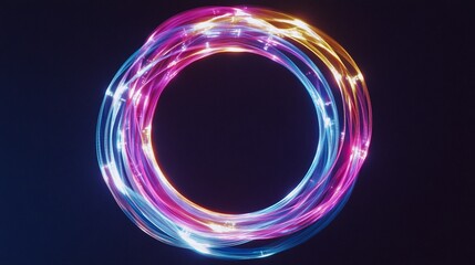 Simple Yet Dynamic: Black Background with Light Accents