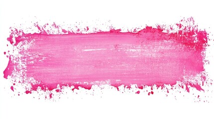 Obraz premium Charming Pink Framed Grunge Background with Gentle White Light and Artistic Watercolor Touch
