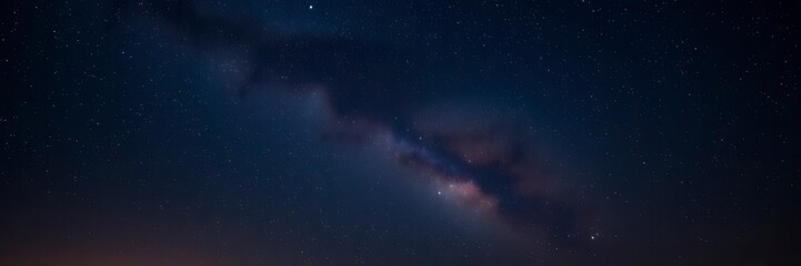 A mesmerizing view of a starry night sky filled with countless twinkling stars and galaxies, starlight, deep space