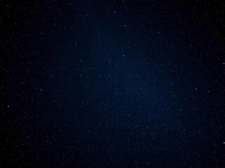 Night sky filled with sparkling stars on a dark black background, sky, galaxy