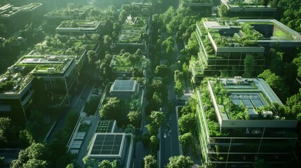 Obraz premium Blue energy flows through the streets of a futuristic city, powering homes and industries.