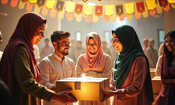 Ramadan Charity and Giving Zakat in Ramadan Tradition of Charity and Helping Others During the Holy Month of Ramadan
