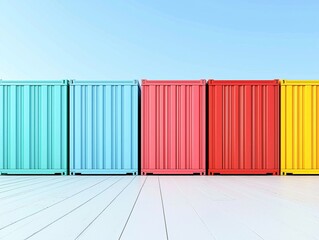 Fototapeta premium Container orchestration enables streamlined application deployment and dynamic resource scaling for optimal performance.