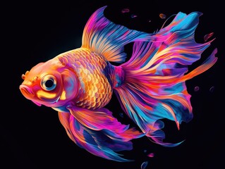 Fototapeta premium Colorful Fish