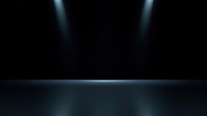 Shiny black aluminum surface with a sleek polished finish, dark, chrome, industrial