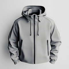 Soft Shell Jacket on White Background