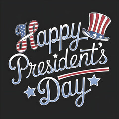 Naklejka premium Presidents' Day Celebration