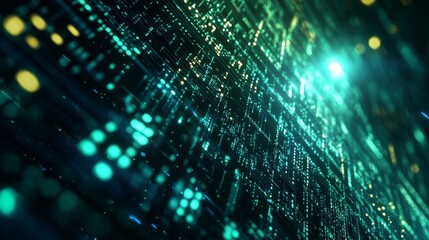 Cyber security, hacking and fraud with a computer hacker holding a credit card and phone while cloning a bank account. Theft, crime and data protection with CGI, special effects or overlay