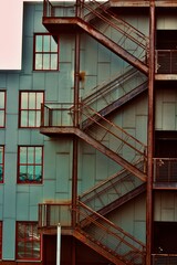 stairway to the building