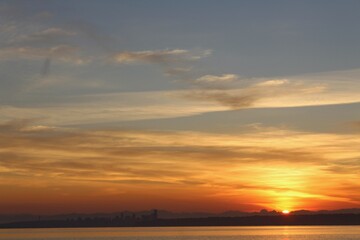 sunset at the beach