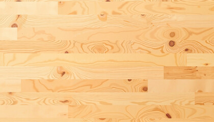 Horizontal Light Wood Planks with Natural Grain Pattern for Interior Design Applications
