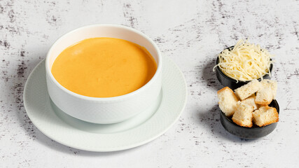 Lentil soup bowl