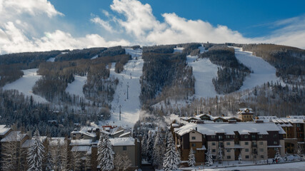 Vail Colorado in the wintertime 