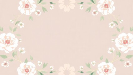 Elegant and modern vector invitation frame design with floral elements and geometric patterns, geometric, floral, template