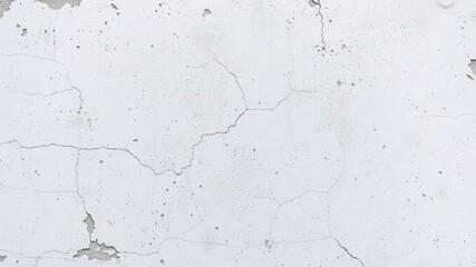 Obraz premium Rough texture of a white wall with small cracks and peeling paint, texture background, grunge, vintage