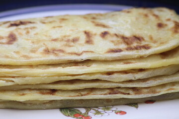 Moroccan Msemmen Close Up