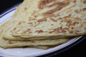 Moroccan Msemmen Close Up