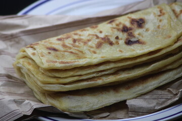 Moroccan Msemmen Close Up