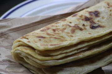Moroccan Msemmen Close Up