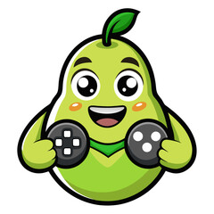 Pear Mascot Logos - Fun, Angry, Gaming, Artistic, and Spunky Vector Designs, Creative pear mascot logos in fun, angry, gaming, and artistic styles for versatile vector designs