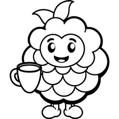 Raspberry Mascot Logo Vector: Coffee Cup, Angry, Gaming, Paint, Boxing, and More, Unique raspberry mascot logos in vector and clipart designs for versatile creative projects