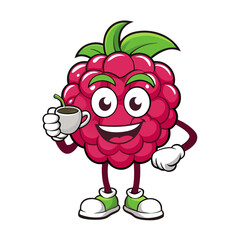 Raspberry Mascot Logo Vector: Coffee Cup, Angry, Gaming, Paint, Boxing, and More, Unique raspberry mascot logos in vector and clipart designs for versatile creative projects