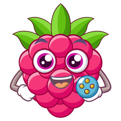 Raspberry Mascot Logo Vector: Coffee Cup, Angry, Gaming, Paint, Boxing, and More, Unique raspberry mascot logos in vector and clipart designs for versatile creative projects