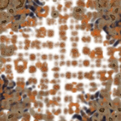 An abstract transparent psychedelic wavy vignette design element overlay.