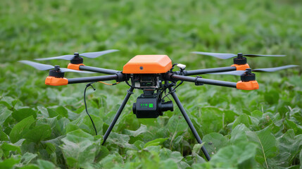 Drone Monitoring Crops for Precision Farming: Smart Agriculture with IoT Field Analysis