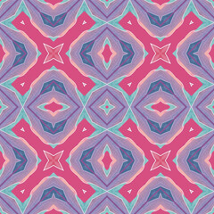 Patrón sin costuras Original. Colores. Formas. Estampa. Textura. Fondo. Caleidoscopio. Simétrico. Infinito