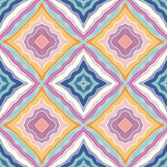 Patrón sin costuras Original. Colores. Formas. Estampa. Textura. Fondo. Caleidoscopio. Simétrico. Infinito