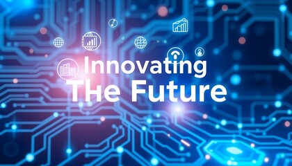 Obraz premium Innovating the Future: A Visual Representation of Cutting-Edge Technology and Advancements in Various Industries for Modern Solutions and Progress