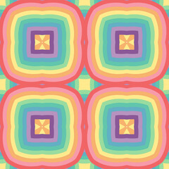 Patrón sin costuras Original. Colores. Formas. Estampa. Textura. Fondo. Caleidoscopio. Simétrico. Infinito