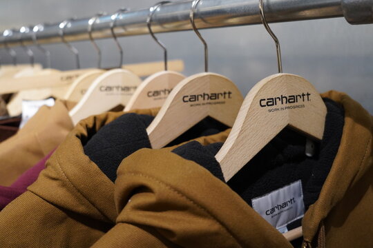 Paris , France ,10 10 2024: expensive clothing and fashion accessories brand , Carhartt