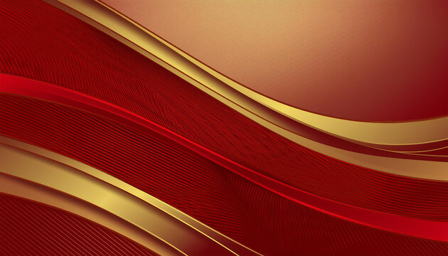 Red and Gold Award Background. Modern Luxury and Premium Design Template. Beautiful Wedding Template. Celebrating Graphics for Birthday and Event occasion. Royal Looking Creative Design Pattern.