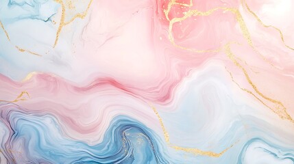 Naklejka premium Random swirl abstract background wallpaper illustration, waves of patterned colorful vibrant bright flow of liquids