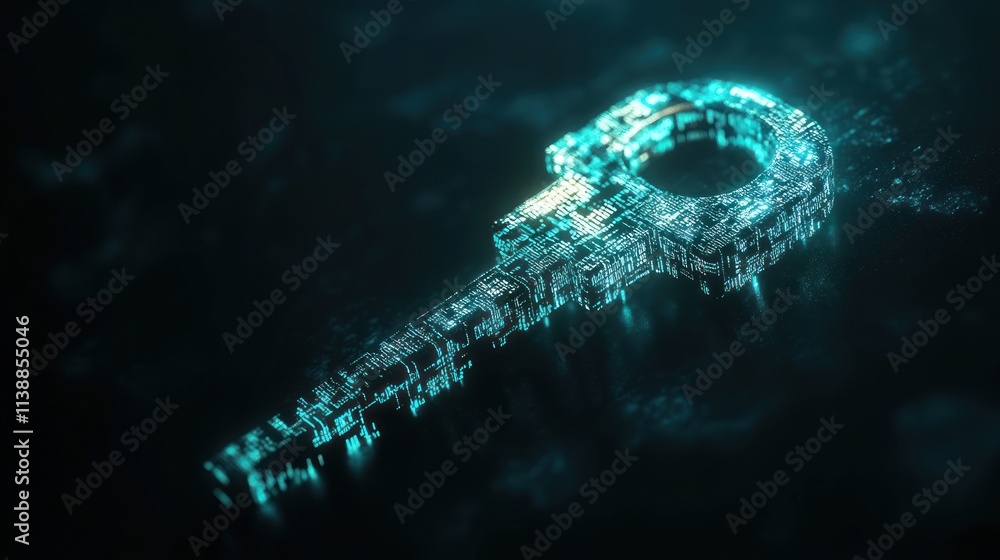 Poster digital key: unveiling the gateway to cybersecurity