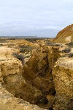 Desert and canyon of Navarra
