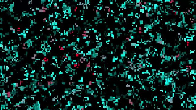 animated video with a mosaic patern abstract background