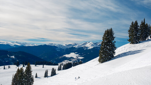 vail ski resort in rocky mountains