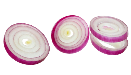 Freigestellte Zwiebeln: Runde, ovale Formen in Weiß, Gelb und Rot. Aromatisch und vielseitig für Salate, Kochen, Braten und mediterrane Gerichte