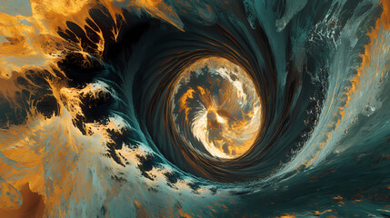 Abstract representation of a vortex tunnel leading to a time travel portal , time travel, vortex, abstract, dimensions. Vortex. Illustration