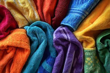 colorful scarves for sale in the market