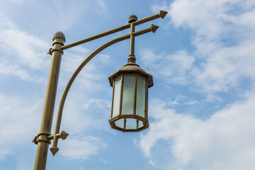 City lamp for street lighting and space around